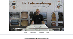 Desktop Screenshot of lederveredelung.ch